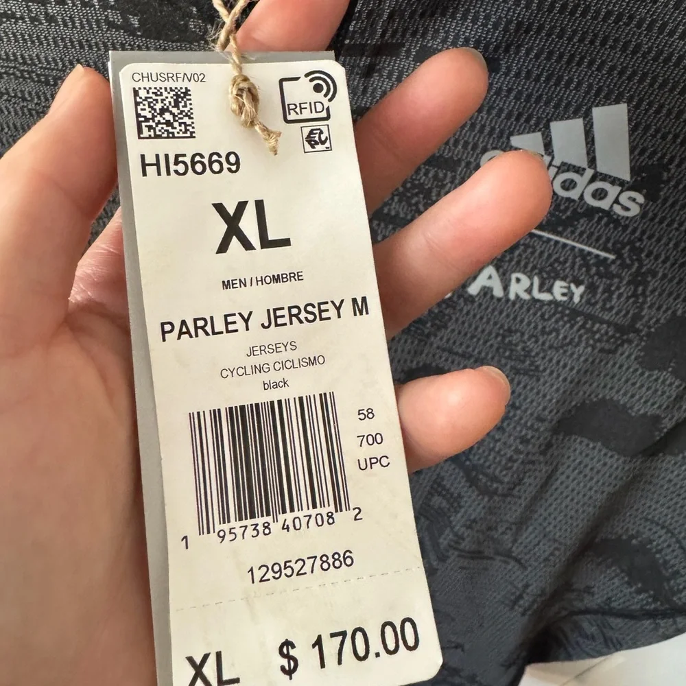 adidas Parley Black Graphic Short-Sleeve Training Tee